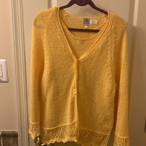 FIA Italia lightweight sweater tank top & cardigan